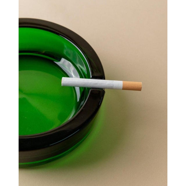 Vintage Glass Ashtray, 1970s For Sale - Image 10 of 11