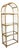 Rattan & Smoked Glass Display Rack, 1970s For Sale