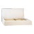 White Linen Eastern King Bed For Sale