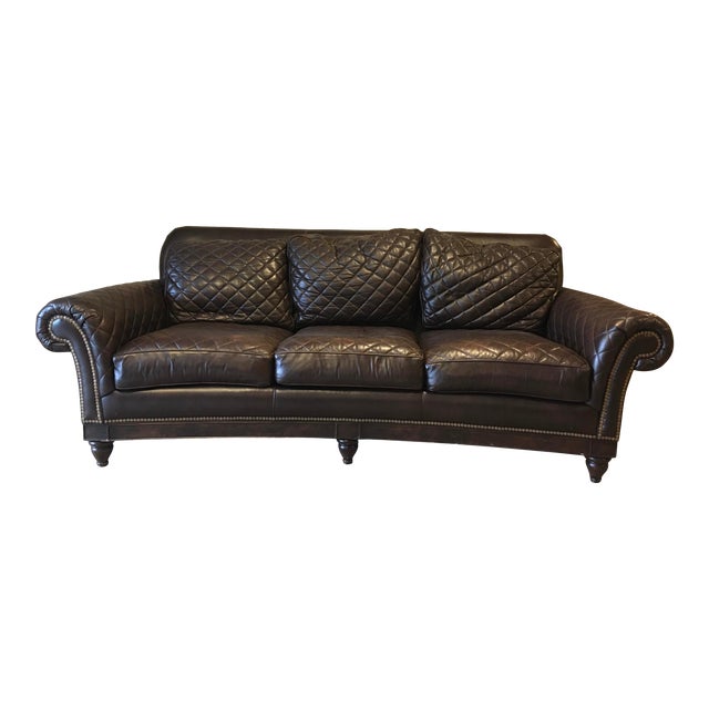 Hancock and Moore Leather Sofa Chairish