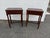 Pair of Vintage Sheraton Style 1 Drawer Side Tables by Bombay Co. Featuring 1 drawer, H Stretcher base, turned legs Made...