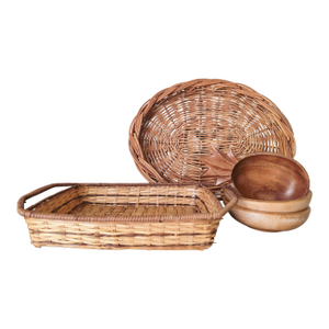 Basket & Bowls Coffee Table Set