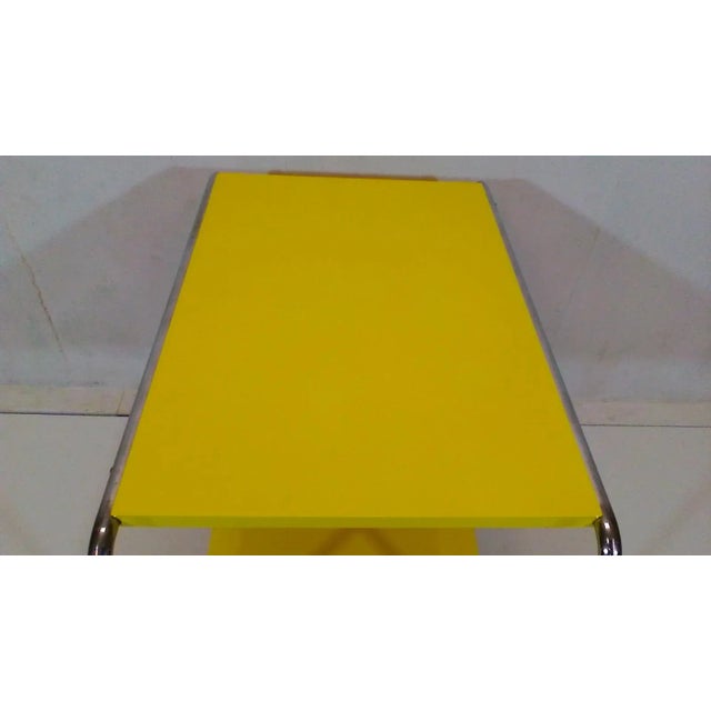 Chromed Coffee Table by Robert Slezák, 1940s For Sale - Image 10 of 11