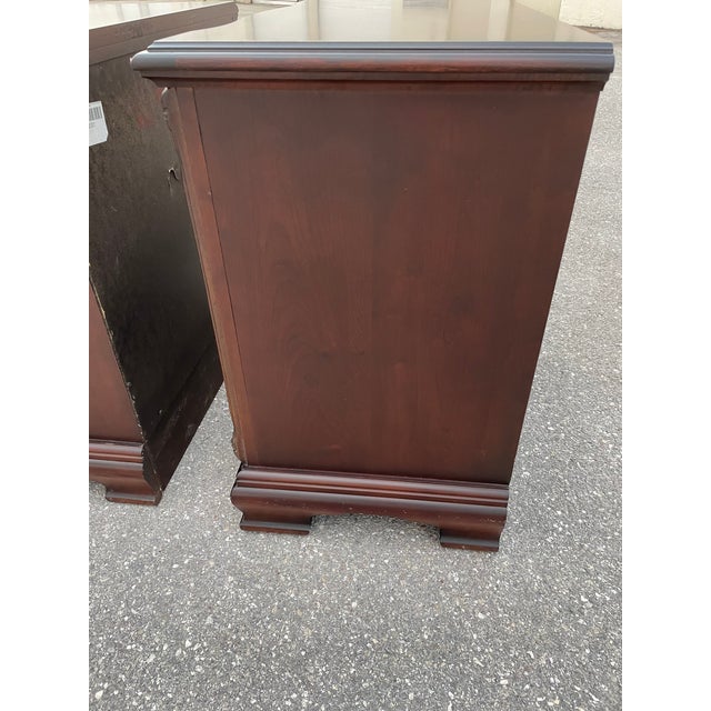 2000 - 2009 Bernhardt Pair of Nightstands For Sale - Image 5 of 8
