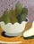 Mid Century Modern 'Tabletop With Pears' Vintage Original Still Life Tempera Painting by Swedish Artist Eric Cederberg (1897-1984), Framed For Sale - Image 10 of 12