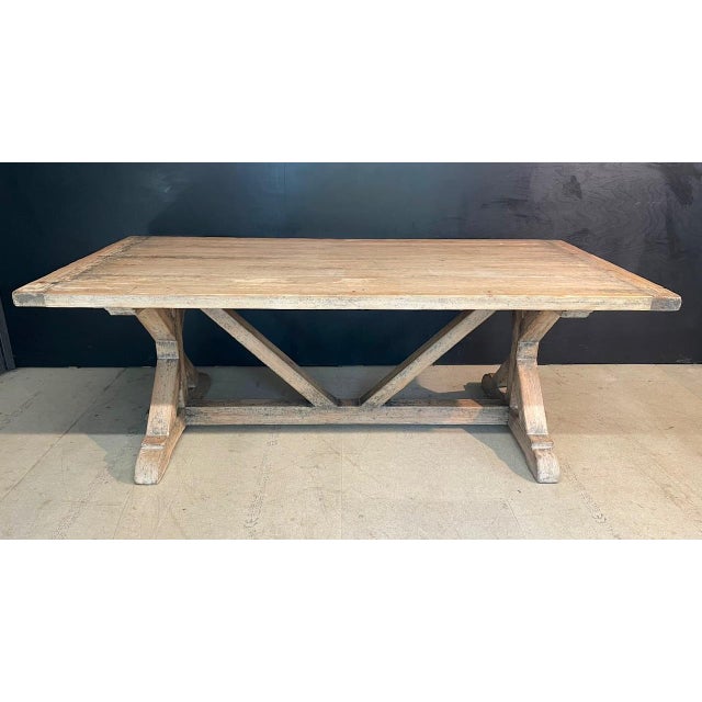 Vintage Farmhouse Dining Table in Pine, 1920 For Sale - Image 18 of 18