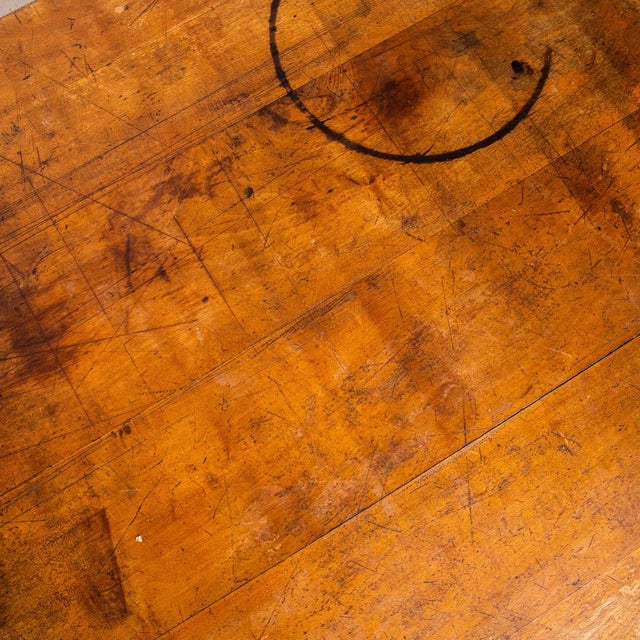 Small French Bobbin Leg Dining Table, 1940s For Sale - Image 3 of 10