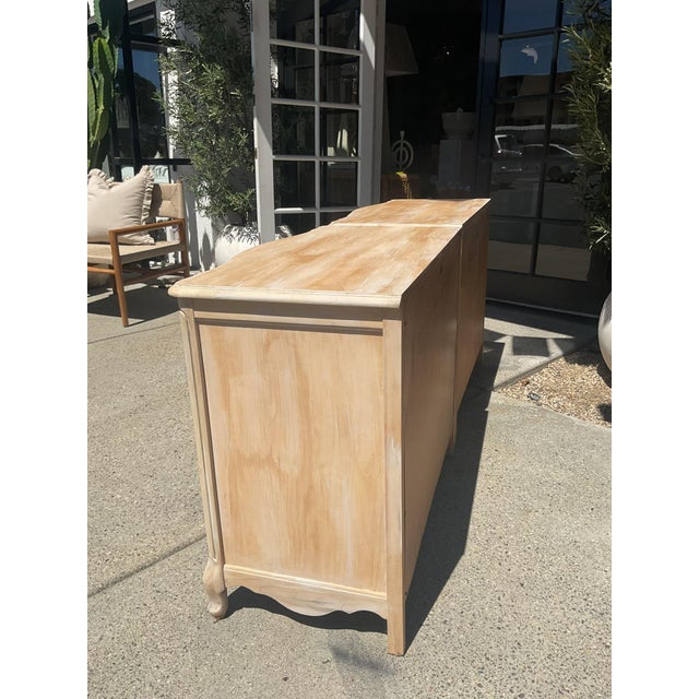 Vintage Solid Wood French 4-Drawer Chest For Sale - Image 9 of 11