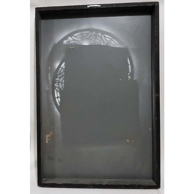 William McBride Jr. Mid-Century Modern "Black Harlequin" Original Oil Painting on Masonite For Sale In Las Vegas - Image 6 of 6