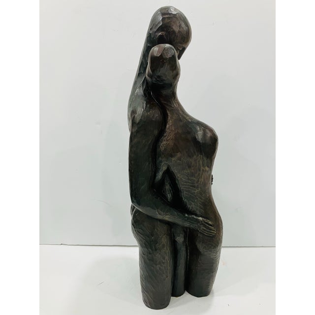Austin Figural Sculpture Dated 1968 For Sale - Image 9 of 12