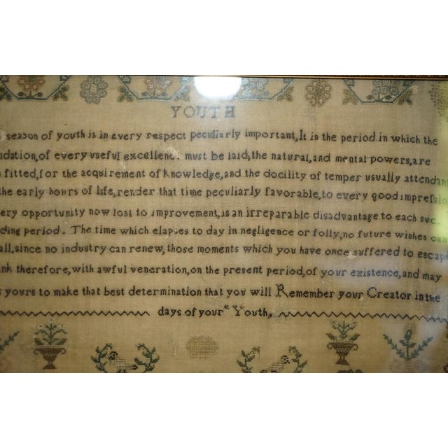 Antique Original William IV Needlework Sampler, 1831 For Sale - Image 9 of 15