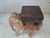 Vintage Hand-Carved Wooden Elephant Plant Stand, 1960s For Sale - Image 16 of 18