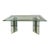 Art Deco Revival Carved & Etched Glass Dining Table in the Manner of Rene Lalique For Sale