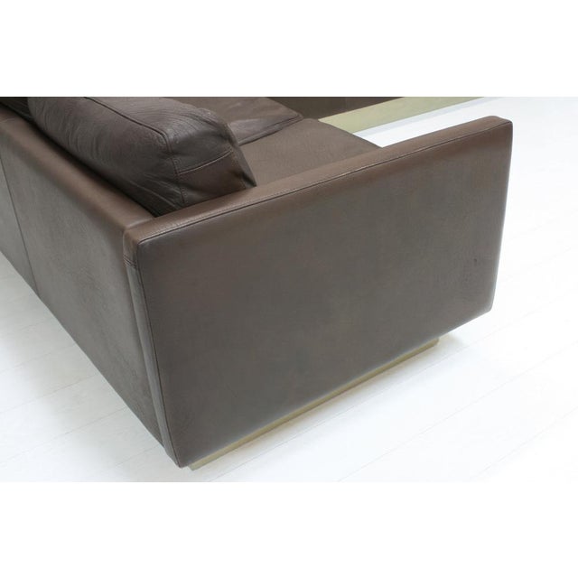 L-Shaped Sofa in Leather by Georg Thams for Vejen Polstermöbelfabrik, Denmark, 1970s For Sale - Image 15 of 18