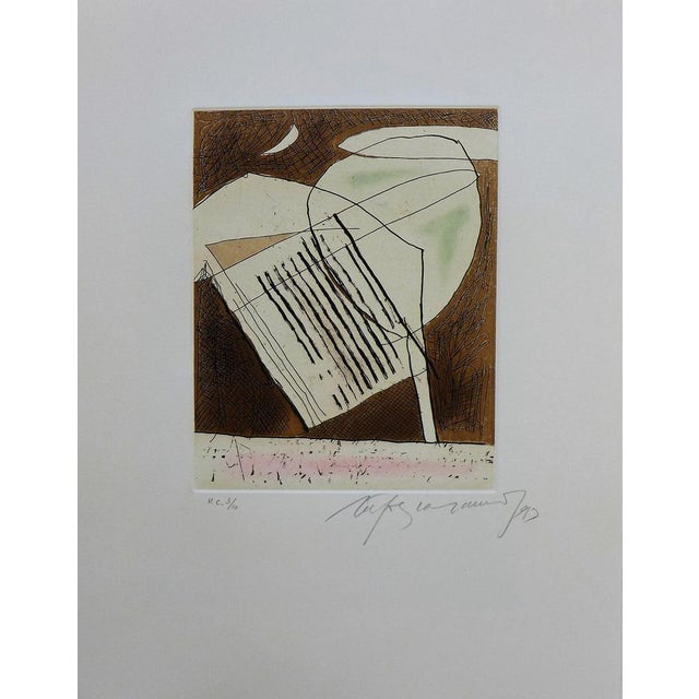 Alberto rafols casamada finestres 1, 1993 original etching on paper hand-signed, dated and numbered edition of 75 + 10 hc...