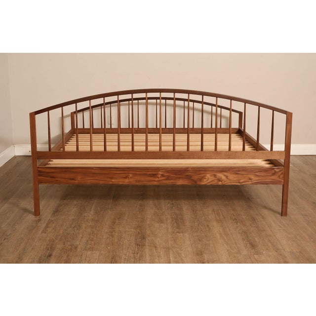Chilton Burnett Spindle Walnut King Bed For Sale - Image 13 of 16