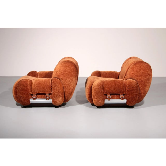Lounge Chairs in the style from Adriano Piazzesi Italy, 1970, Set of 2 For Sale - Image 11 of 13