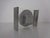 Table Clock in Acrylic Glass and Brushed Aluminum from Kienzle International, Germany, 1960s For Sale - Image 6 of 15