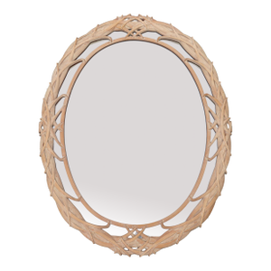 Vintage Carolina Mirror Company Palm Frond Wall Mirror
