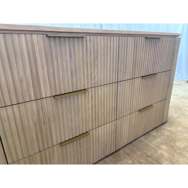 Rh Byron 6-Drawer Dresser — 72” Light Oak | Solid American White Oak | Artisan Crafted For Sale - Image 18 of 18