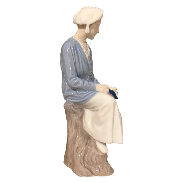 Beautiful rare first-quality porcelain figurine by the renowned Danish manufacturer Bing & Grøndahl (B&G), model #1938,...