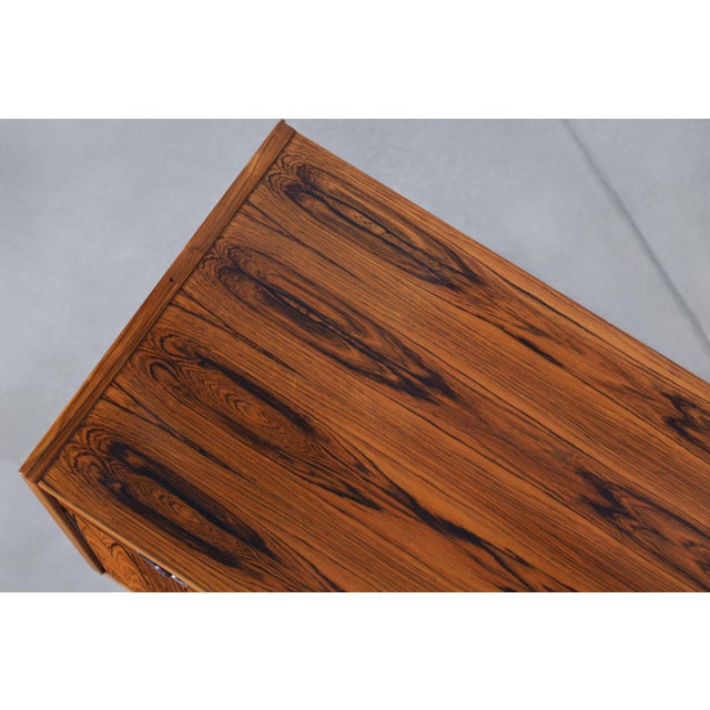Scandinavian Modern Brazilian Rosewood Small Credenza For Sale - Image 15 of 15