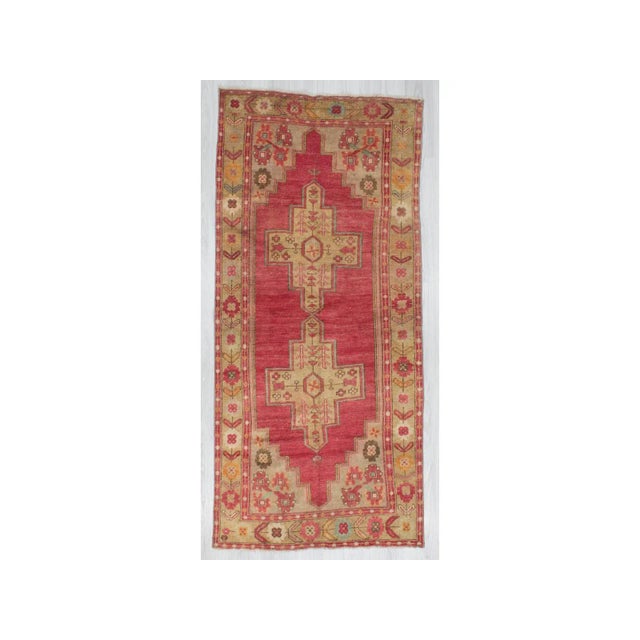 Vintage Turkish Wool Rug - 3′8″ × 8′ For Sale In Los Angeles - Image 6 of 6