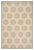 Shoreditch Indoor Outdoor Rug Cream & Aqua 3'x5' For Sale - Image 4 of 4