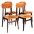 Vintage Italian Teak Chairs, 1960s, Set of 4 For Sale