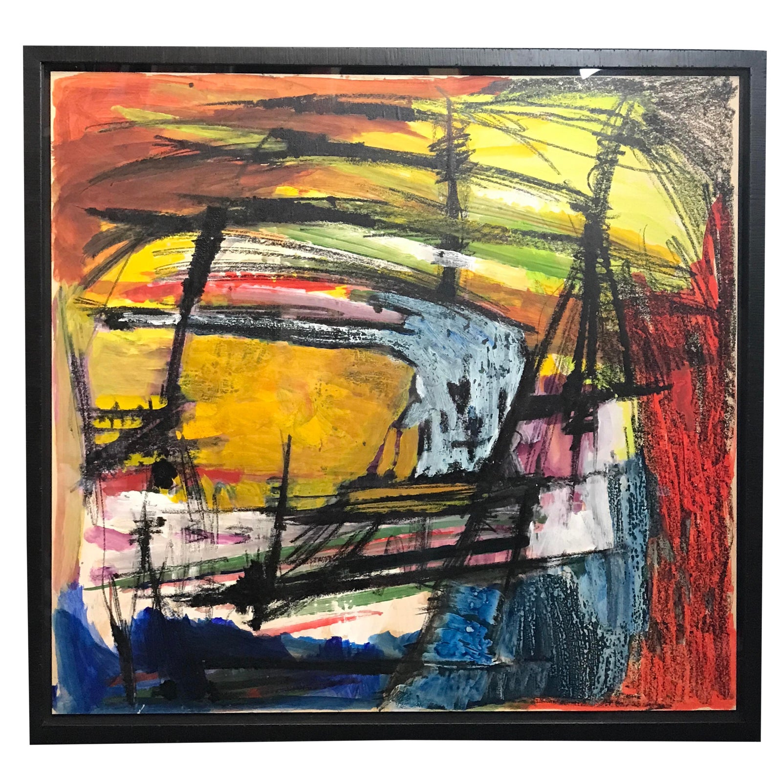 1960s Abstract Expressionism Bay Area Artist Chairish