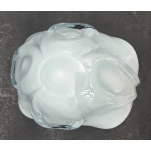 Mid 20th Century Murano Glass Decorative Bowl For Sale - Image 10 of 11