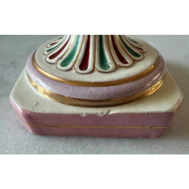 Hand Painted Capodimonte Porcelain Urn For Sale - Image 14 of 14