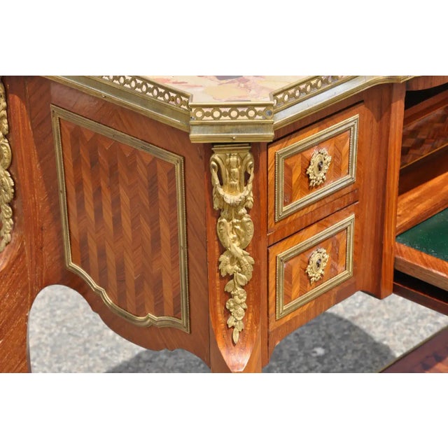 19th Century French Inlaid Kingwood Serving Table For Sale - Image 10 of 13