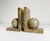 Vintage Stone Sphere Bookends - A Pair For Sale In Sacramento - Image 6 of 8