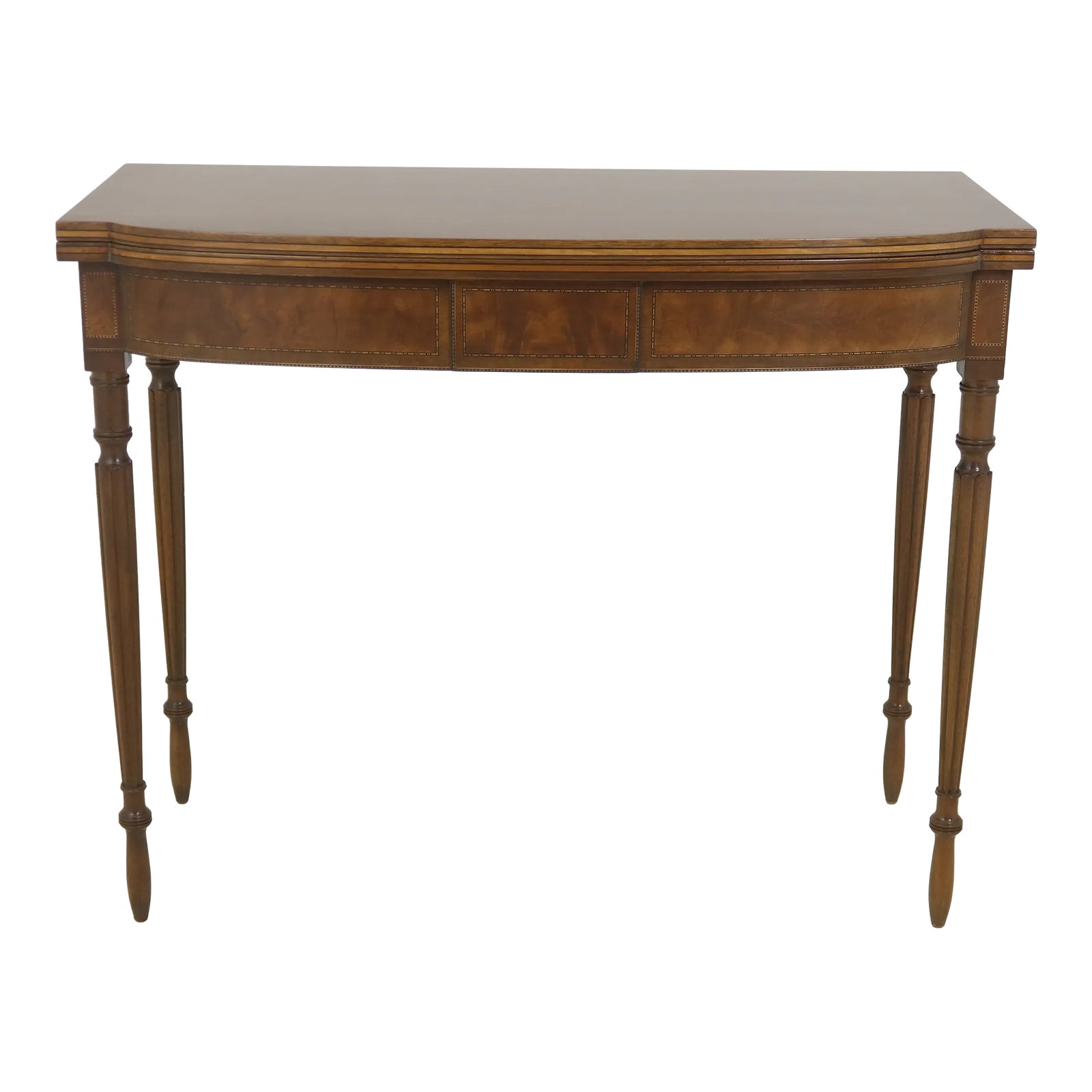 Kittinger Cw318 Sheraton Mahogany Games Table Chairish