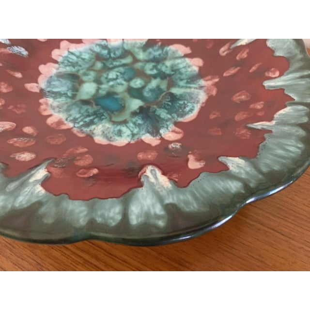 Vintage Tourmalines Ceramic Bowl by Longwy, France, 1950s For Sale - Image 11 of 18