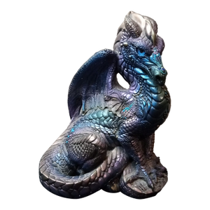 Gorgeous HTF 1986 Windstone Editions Dragon Peacock by Melody Pena.