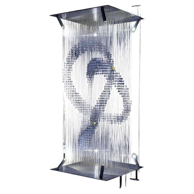 3D Art 8 Lights Led Sculptural Piece by Aggiolight For Sale - Image 10 of 10