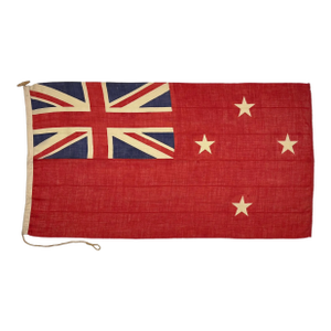 Vintage Wool Flag of New Zealand, Red Ensign