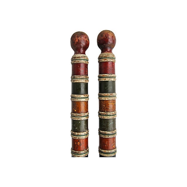 Vintage Croquet Stakes Pair Chairish