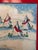 Lanvin of Paris C1950s Watercolor ‘Santa W/ Two ‘Glam’ Elves on His Lap' For Sale - Image 4 of 6