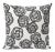 Schumacher Double-Sided Pillow in Mona Embroidered Print For Sale