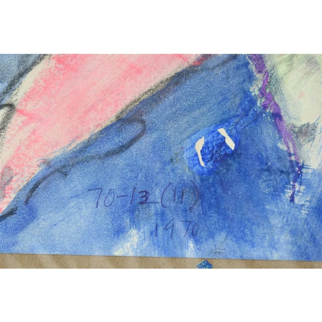 Vintage Original Lucia Wilcox Gouache Mixed Median Abstract Nudes Painting Sketch For Sale - Image 9 of 10