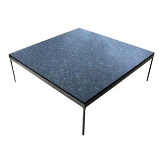 1970s Granite Stainless Steel TA35 Series Zographos Coffee Table For Sale