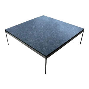 1970s Granite Stainless Steel TA35 Series Zographos Coffee Table