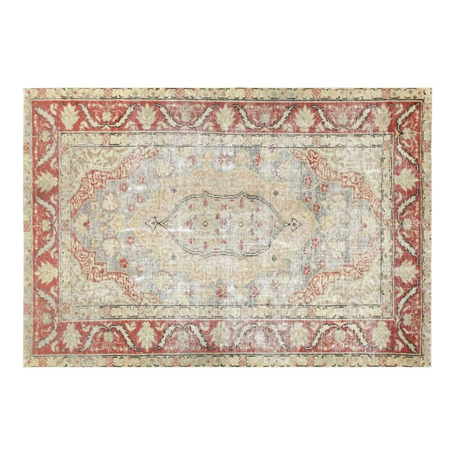 1960s Turkish Oushak Rug For Sale