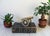 Vintage decorative brass and metal cannon. No makers mark. Minor age wear.