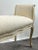 Textile 20th C French Louis XV Style Off-White & Beige Upholstered Bench or Window Seat For Sale - Image 7 of 11