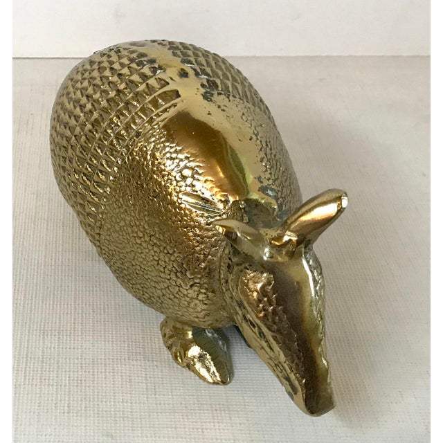 Vintage Brass Armadillo Figurine Chairish