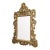 Hollywood Regency Italian Versace Style Gold Gilded Figural Wall Mirror For Sale